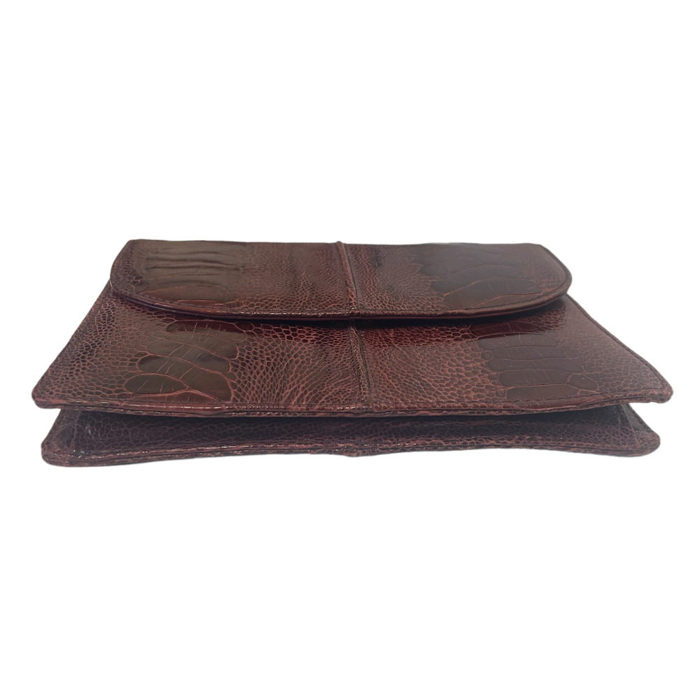 Lorenzi Vintage Ostrich Envelope Clutch - Picture 4 of 6